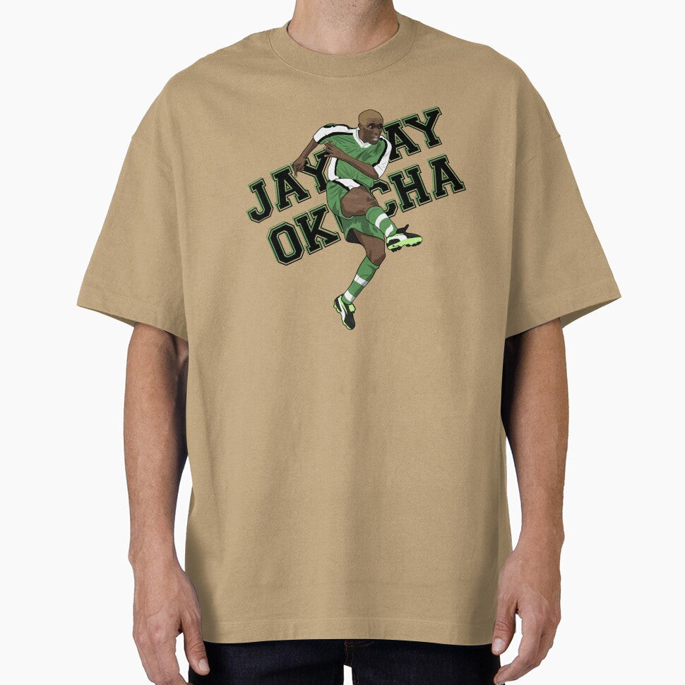 Jay Jay Okocha Nigeria 90s Nostalgia Football by PiscesVibes