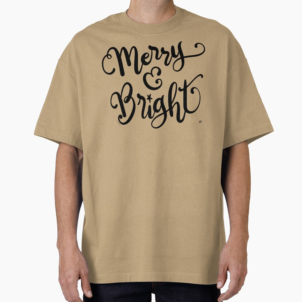 Merry and Bright, Pretty Christmas Quote by DoubleBrush