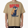 Bruh Capybara On Skateboard Funny Skateboarding Rodent by Topmaxdesign