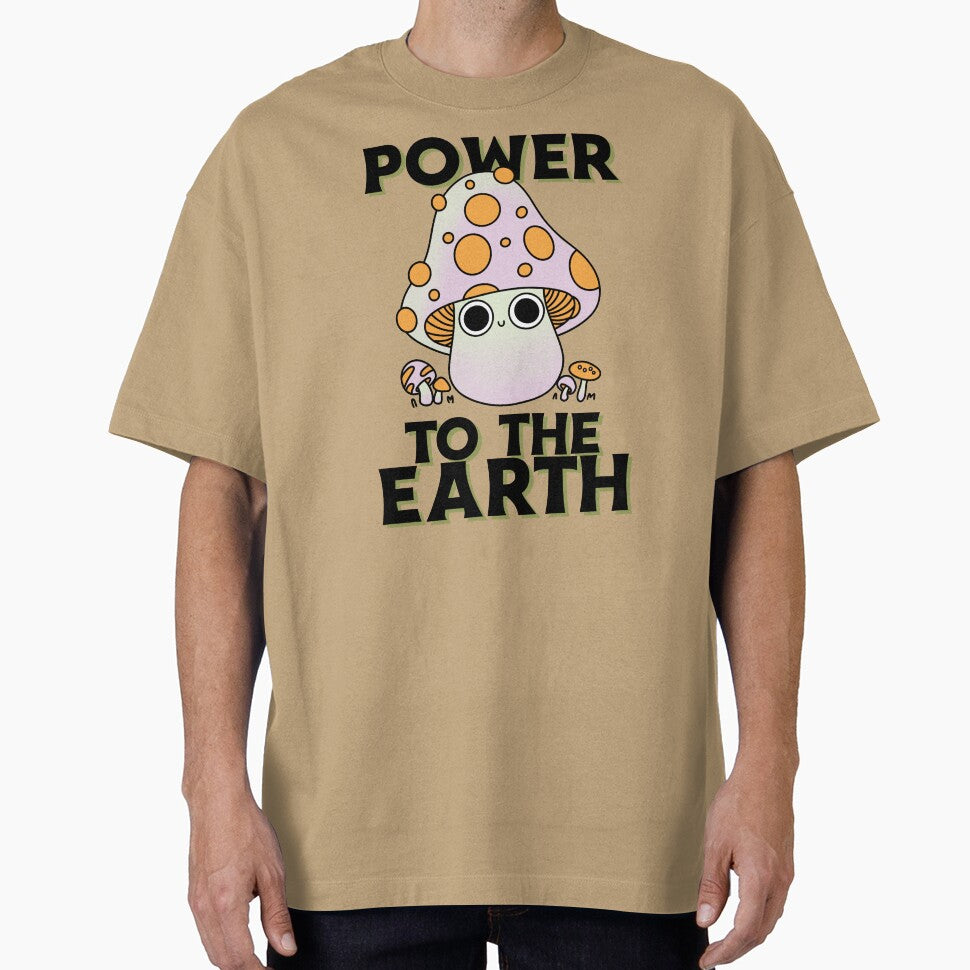 Mushroom Hunter Power To The Earth by ZTL Digital Creations