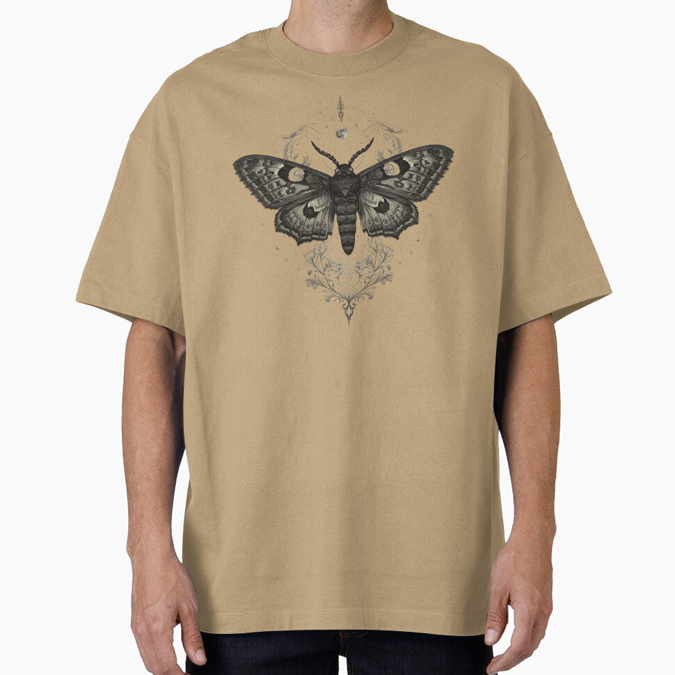 Nocturnal Moth Vintage Illustration by ChicTrendz