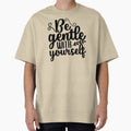 Yoga Saying Be Gentle With Yourself Motivational Quote by SoccaTamam