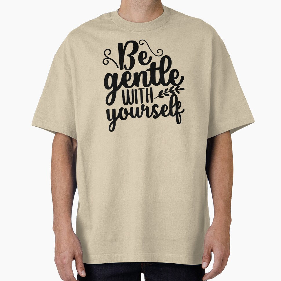Yoga Saying Be Gentle With Yourself Motivational Quote by SoccaTamam