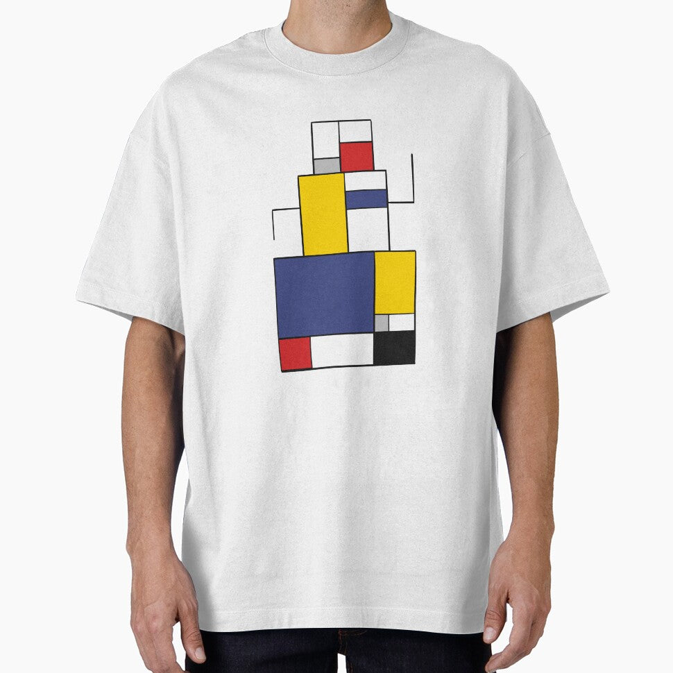 Color Block Style Snowman by Katie Morris Art