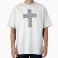 Tech Mosaic Cross – Digital Faith in Color by Alphakenon