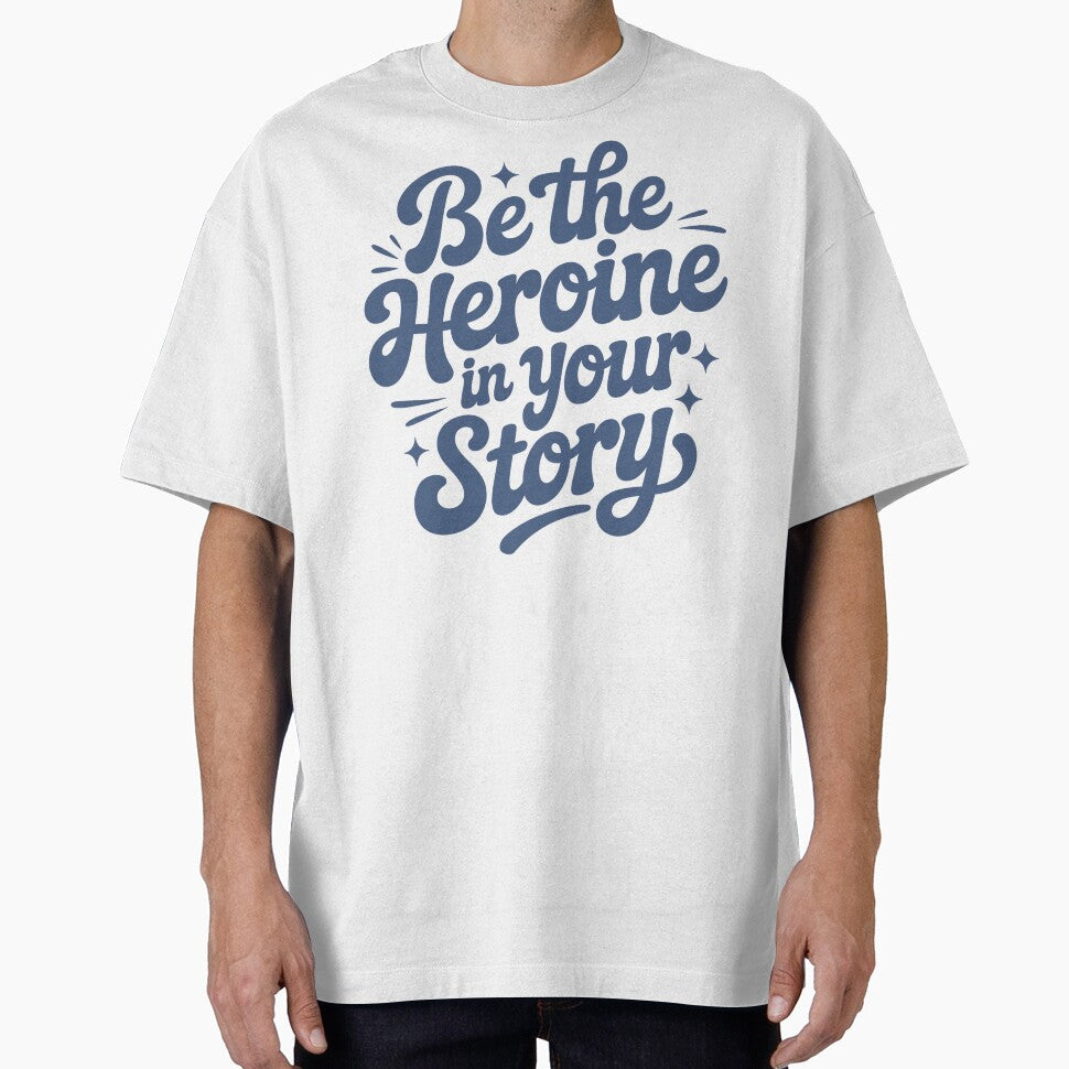 Be the Heroine in Your Story, Empowering Quote, Feminine Motivation, Self Love Eraing Quote, Feminine Motivation, Self Love Era by thesplitshop