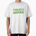 Touch Grass Gaming Quote Pixel Art Decal by averyspecialrodent