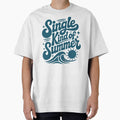Single Kind of Summer Retro Design, Funny Single Girl Era, Beach Vibes, Hot Girl Summer by thesplitshop