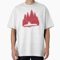 Kayak Fishing Rural Forest Scene Silhouette by Sam Morrison