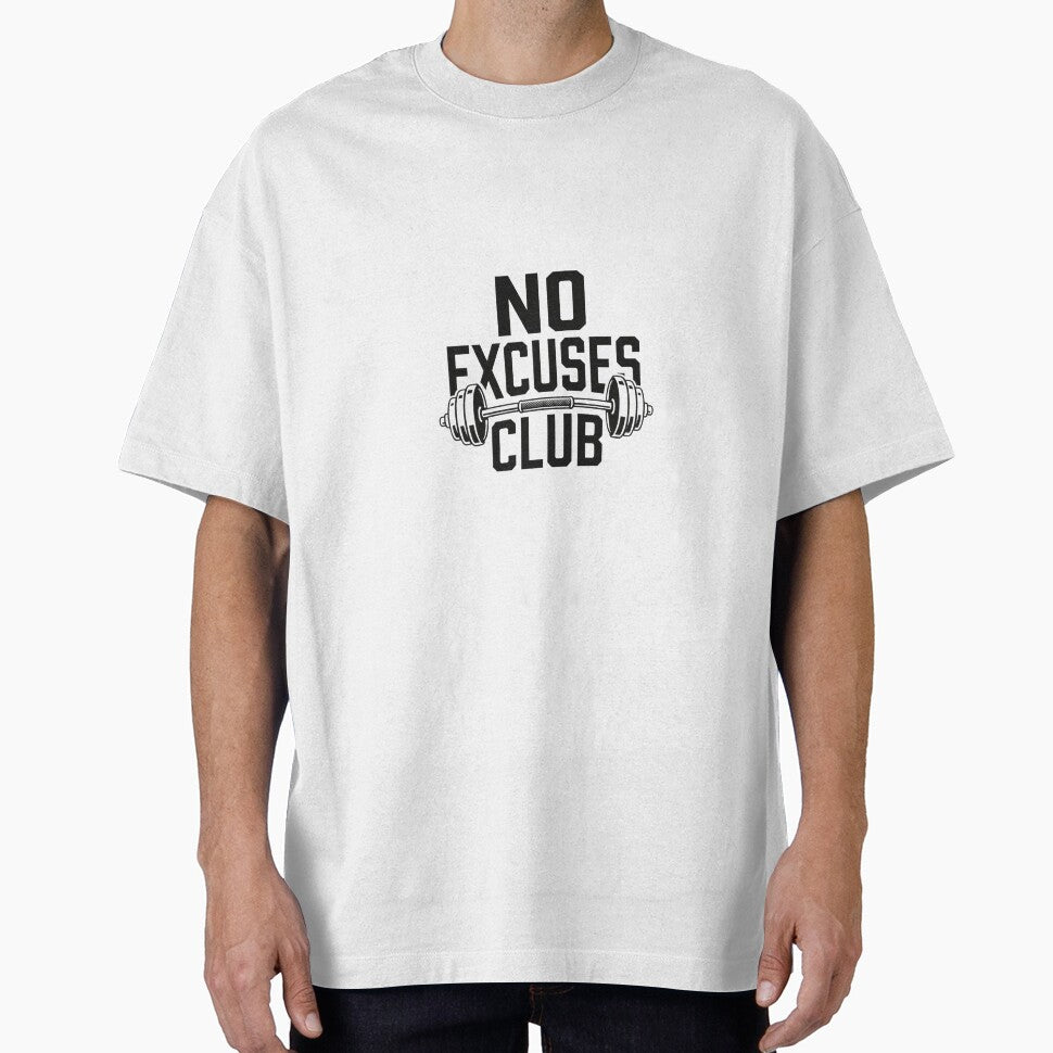 No Excuses Club Minimal Gym Motivation by Built Daily