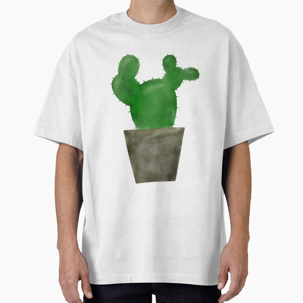 Watercolor classic cactus by elgreko