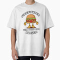 T-shirt design with the saying "Firefighter Will Work For Burger" for classic burger lovers. by KaYaVault