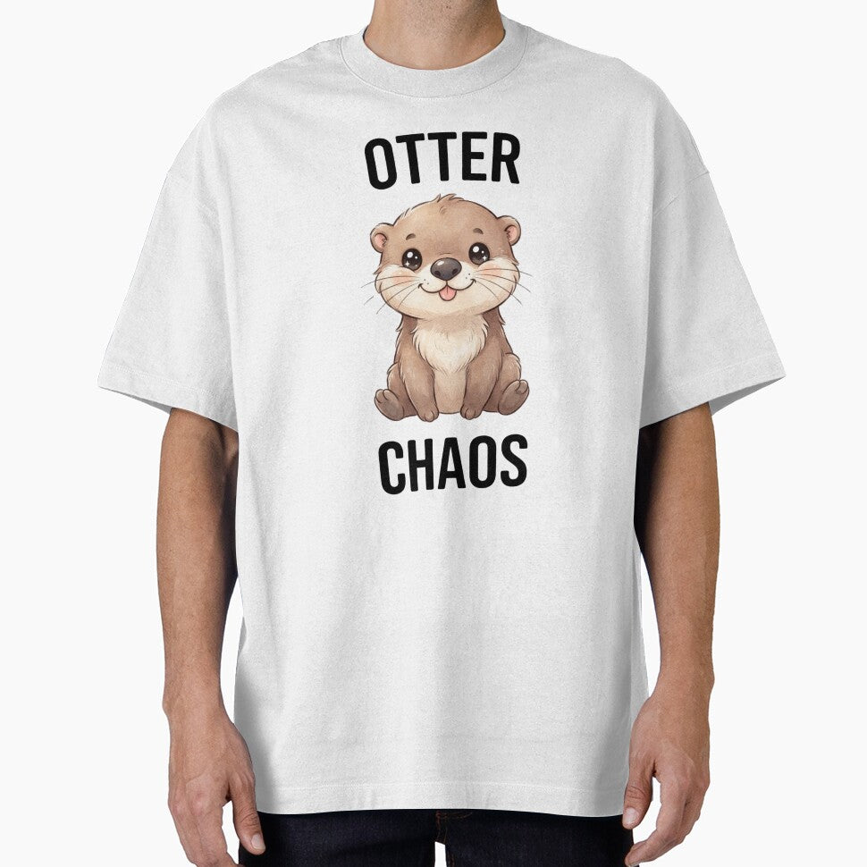 Cute Otter Chaos Kawaii Cartoon Animal by Shopex10