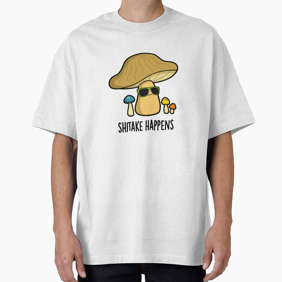 Shitake Happens Funny Mushroom Puns by punnybone