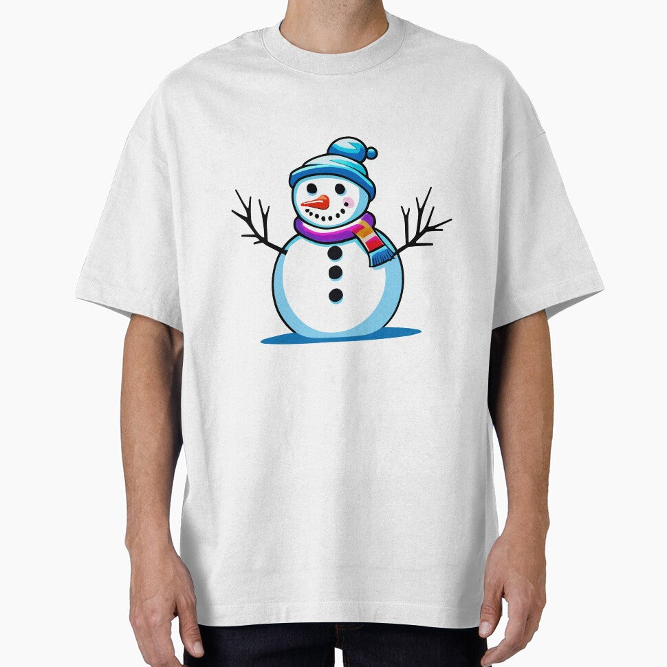 Cute and Cheerful Snowman by Akioos