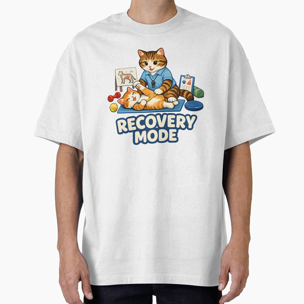 Recovery Mode Cat Physical Therapy Cute Rehab Therapy PT Motivational Design by ClinicalHubs