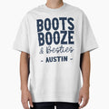 Austin Bachelorette Party Navy Blue Boots Booze and Besties Country Western Design by mysticblvd