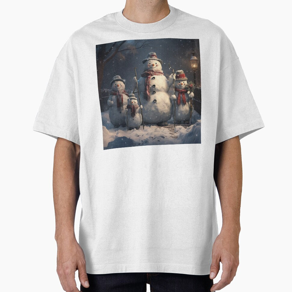 christmas snowman holiday print by dcrc