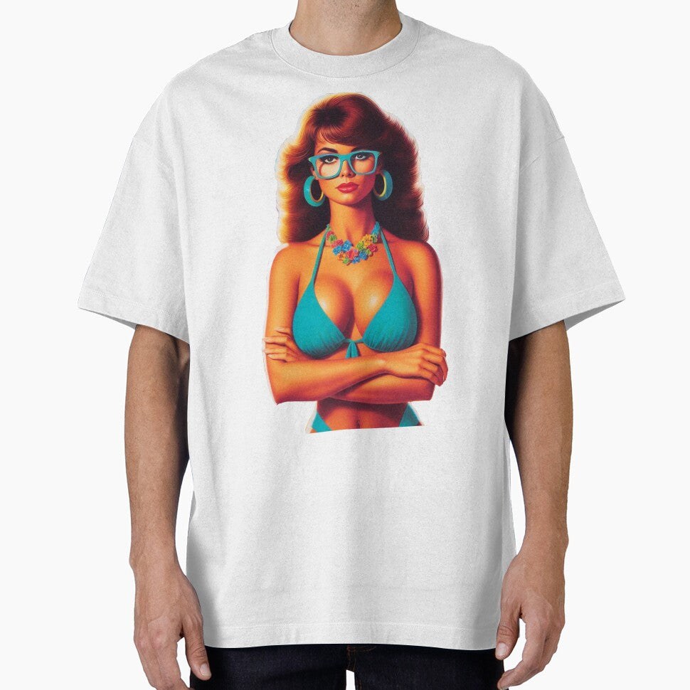 Retro Geek Hot Girl by PulpVintage