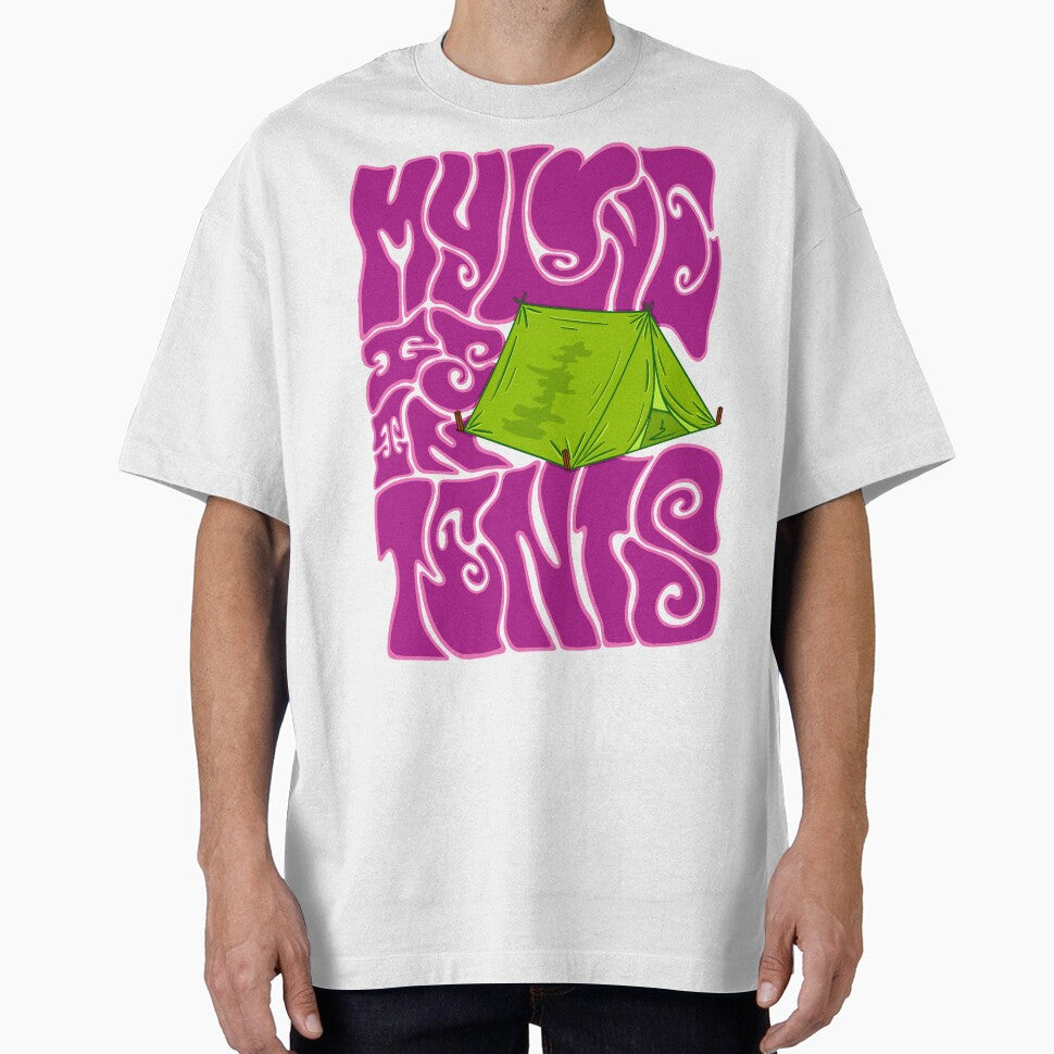 My Love Is In Tents - Purple & Green by cursedN4gotten