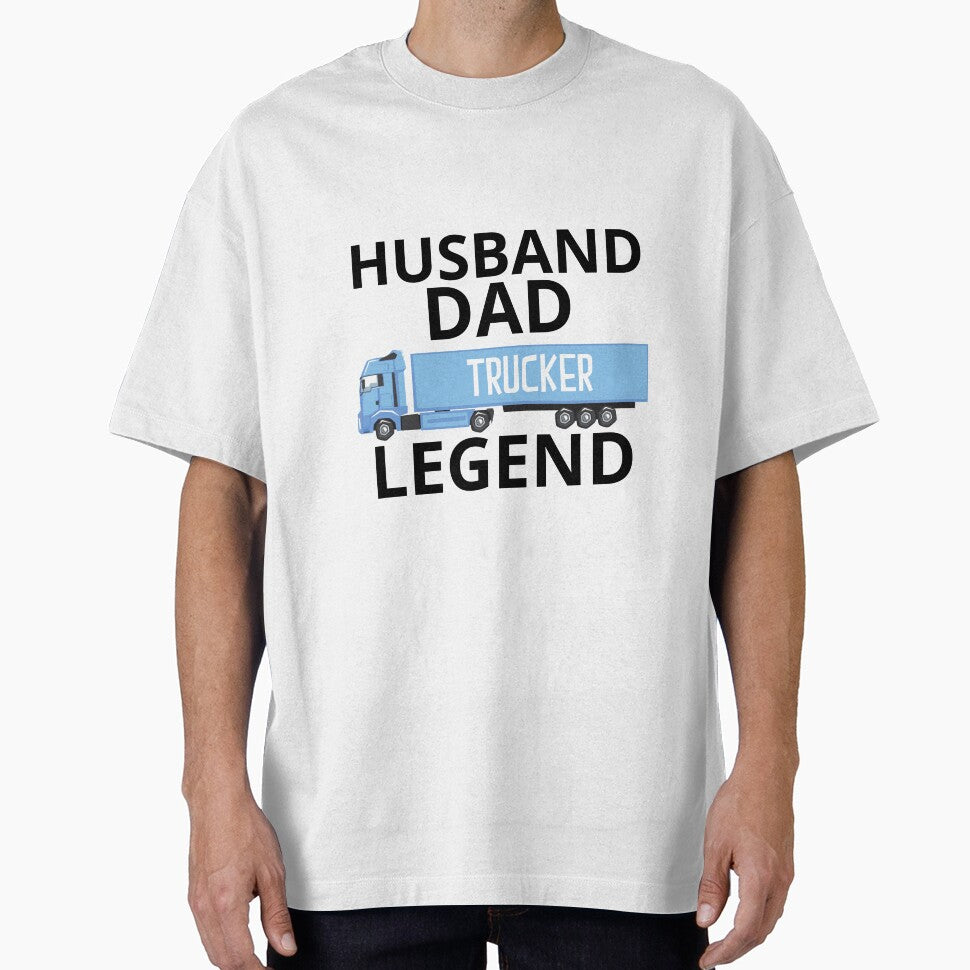 Husband dad trucker legend by Design Kingdom