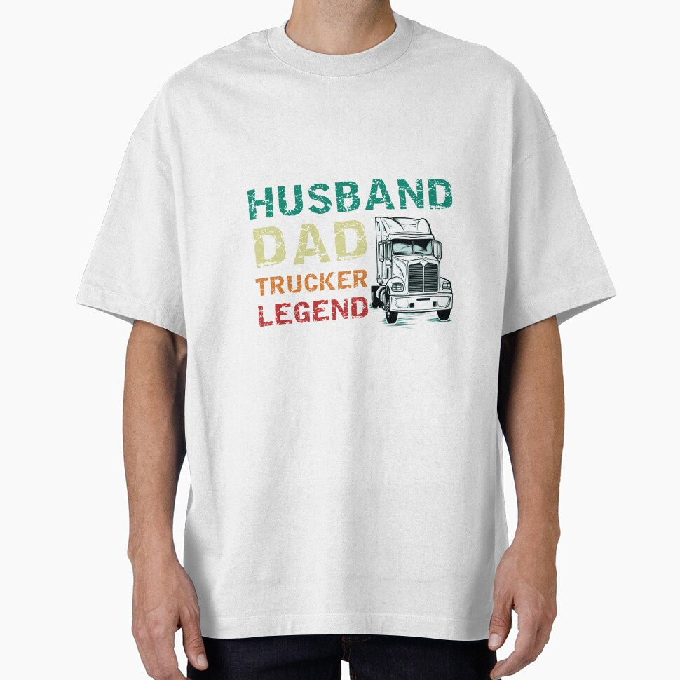 Husband dad trucker legend by knuppify