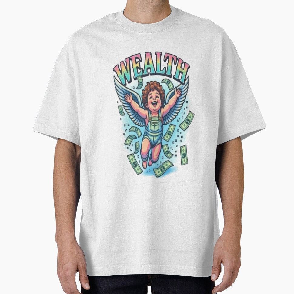 Wealth Flying Cherub Money Design by StreetWave01