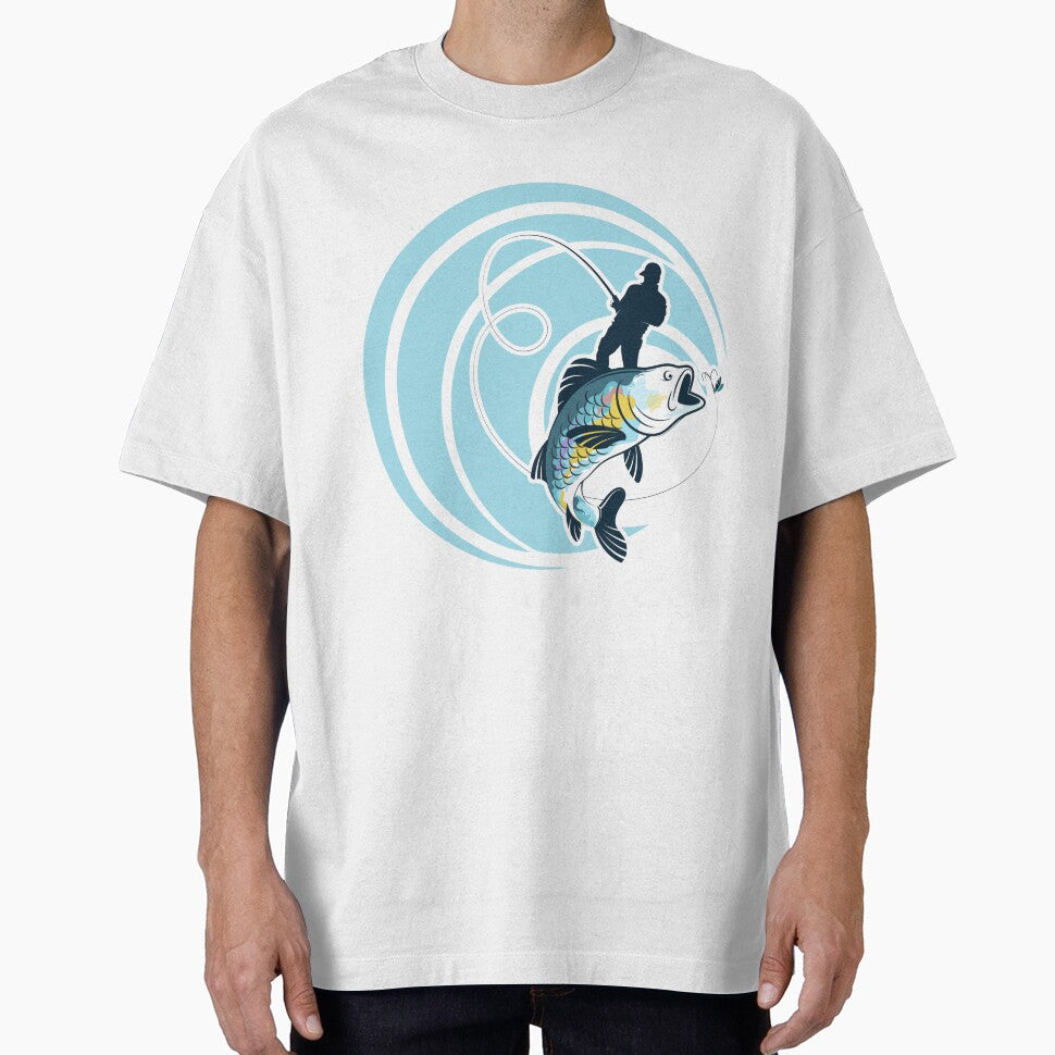 Fisherman Fishing Fish by FanFest
