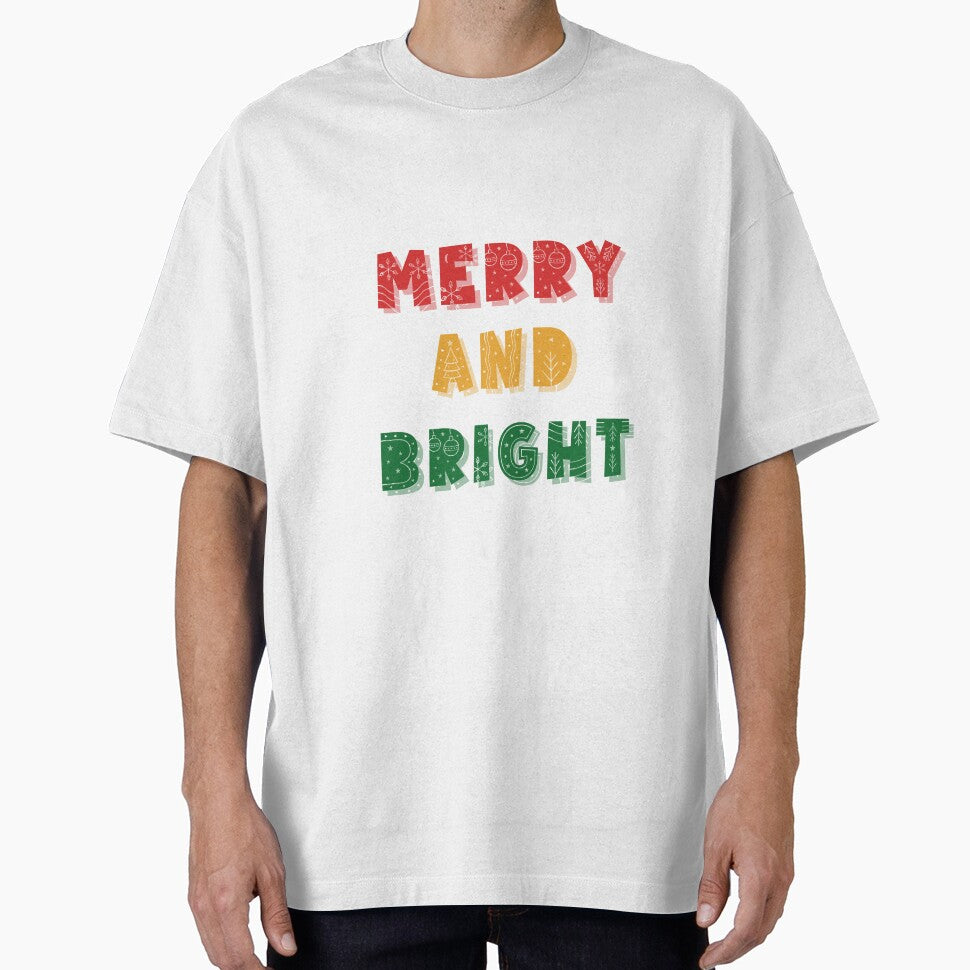 Merry and Bright, Merry Christmas, Christmas, Holiday Season by Magic Love Art Print