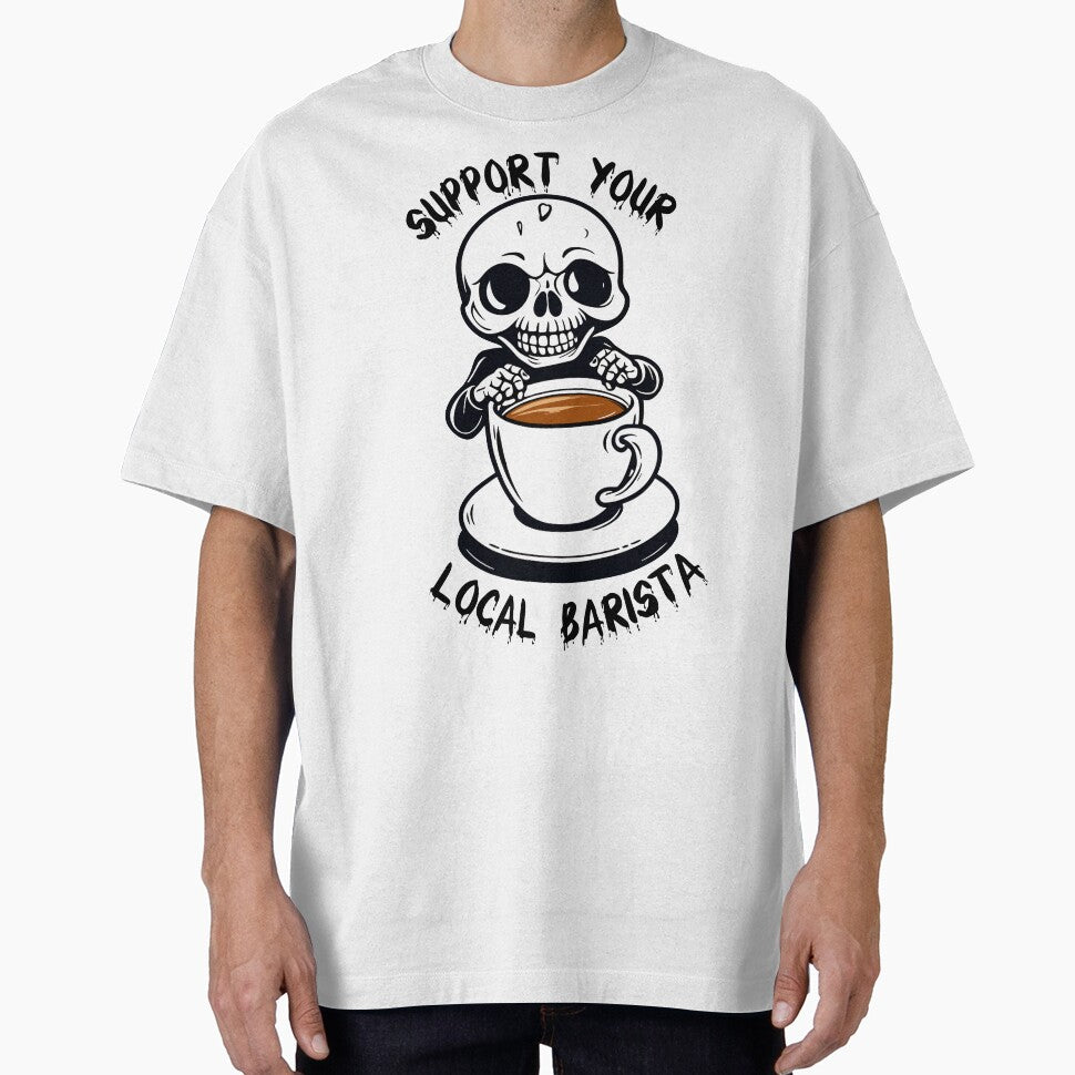 Support Your Local Barista - Coffee Shop Gift by tinytwist