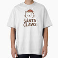 Santa Claws – Funny Christmas Cat Quote With Santa Hat by StyleLap