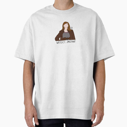 "Oi, Watch It Spaceman!" Donna Noble Quote Print Design by abldesign