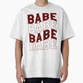 Nashville Bachelorette Party Babe Dark Red Gift for Bridesmaid by mysticblvd