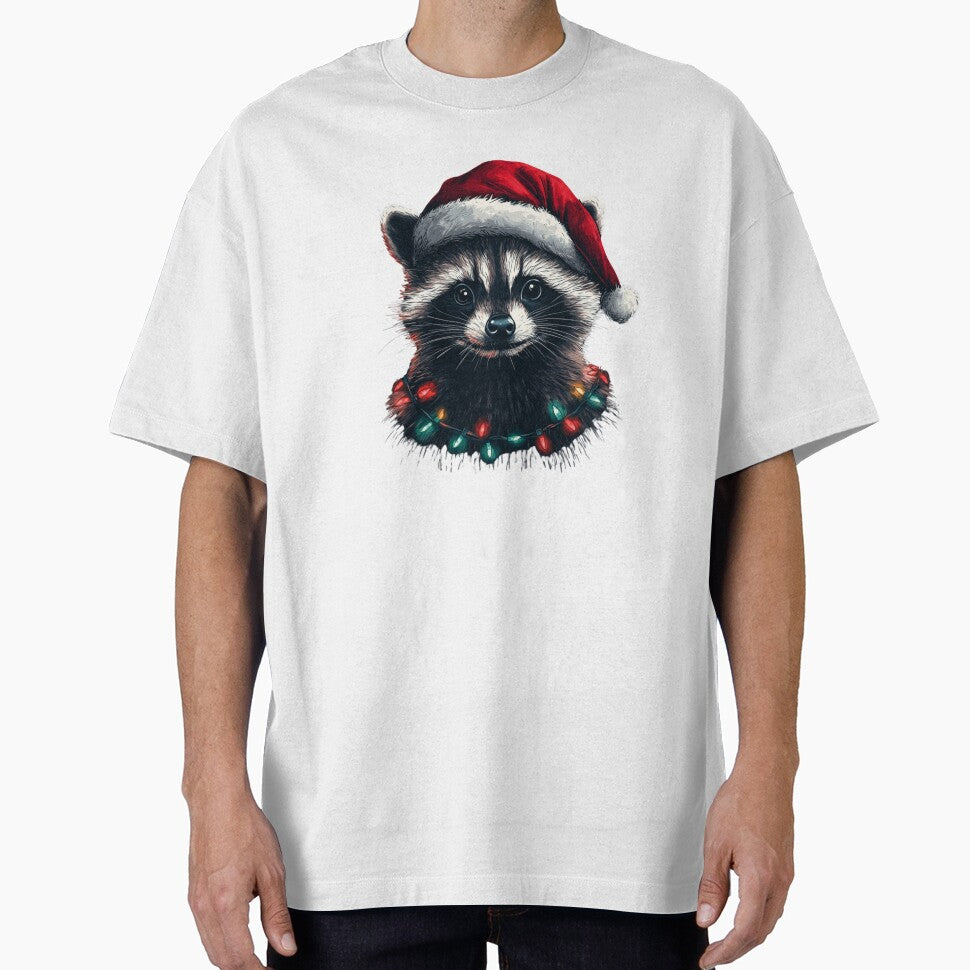 Christmas Raccoon Design by NicolasGlowArt