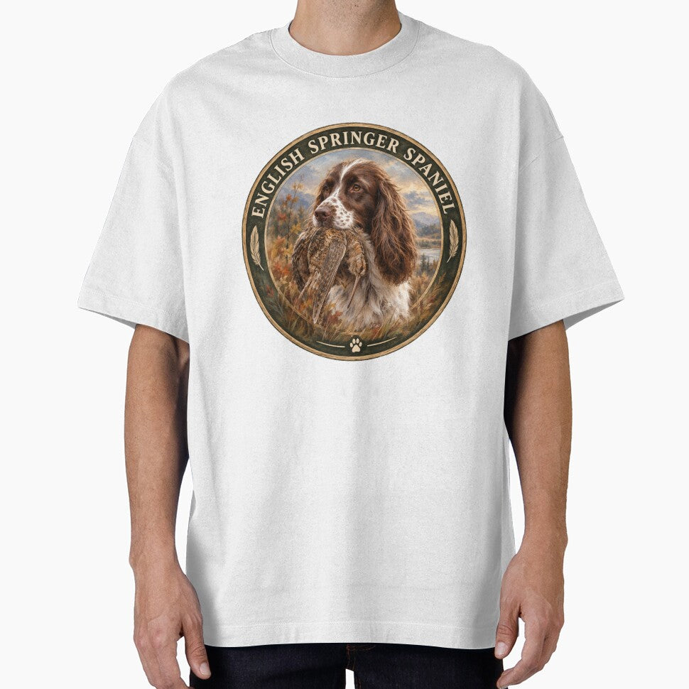 English Springer Spaniel & Woodcock – Woodland Hunter by TammyHunterArt