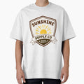 Sunshine Supply Co Shine Bright Vintage Logo Retro Summer Apparel by HYPNK