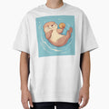 Otter in Water by NicolasGlowArt