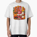 Hello Fall Cozy Autumn Pumpkin Coffee Sweater by afr-saad