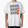 Retro Flip Clock Calendar - 2025 to 2027 Countdown by artistastshirt