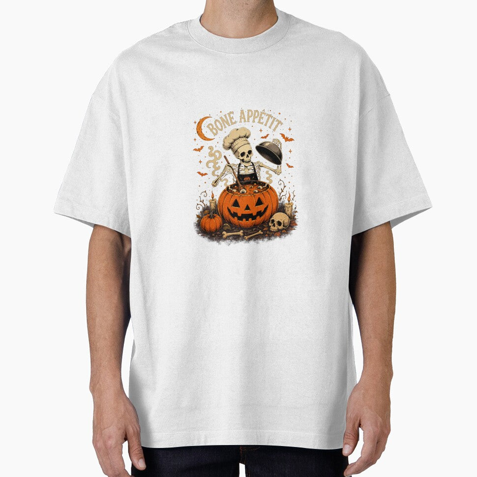 Bone Appetit Halloween Skeleton Chef by Mix Mood