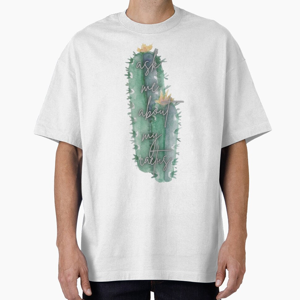 Ask Me About My Cactus by Little Mini Creativity