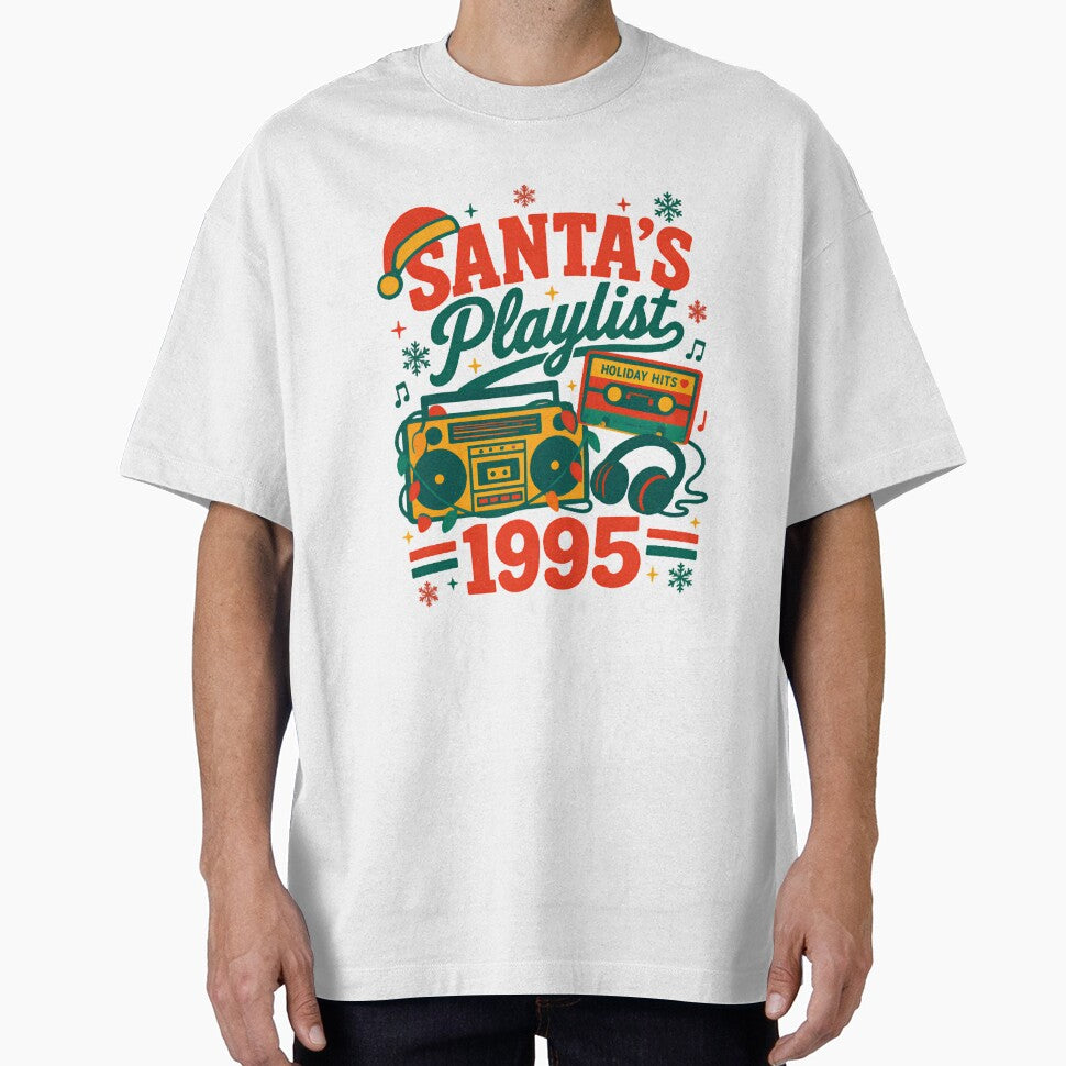 1995 Christmas Playlist Boombox Tee by Colorful-Garden