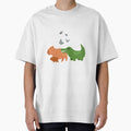 Funny Capybara and Crocodile by Tamas Das