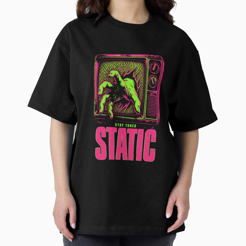Halloween Stay Tuned Static Haunted Television Horror by Uglyandcute