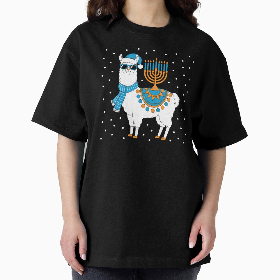 Llama with Menorah by jkrphoto