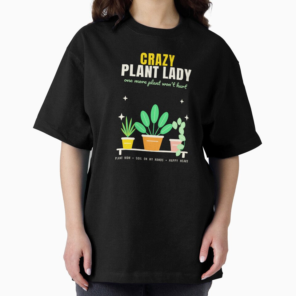 Crazy Plant Lady Houseplant Mom Botanical Plant Collector Gardening Lover Cute Plants Aesthetic Tee by moonyeto