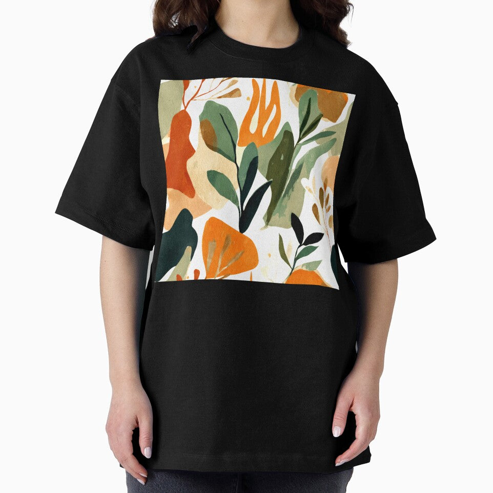 Sophisticated Boho Abstract Designs In Sage And Orange by DEC02