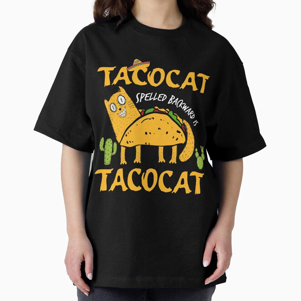 Taco Cat Shirt Spelled Backward Is Taco cat Novelty Gift by simplytldr