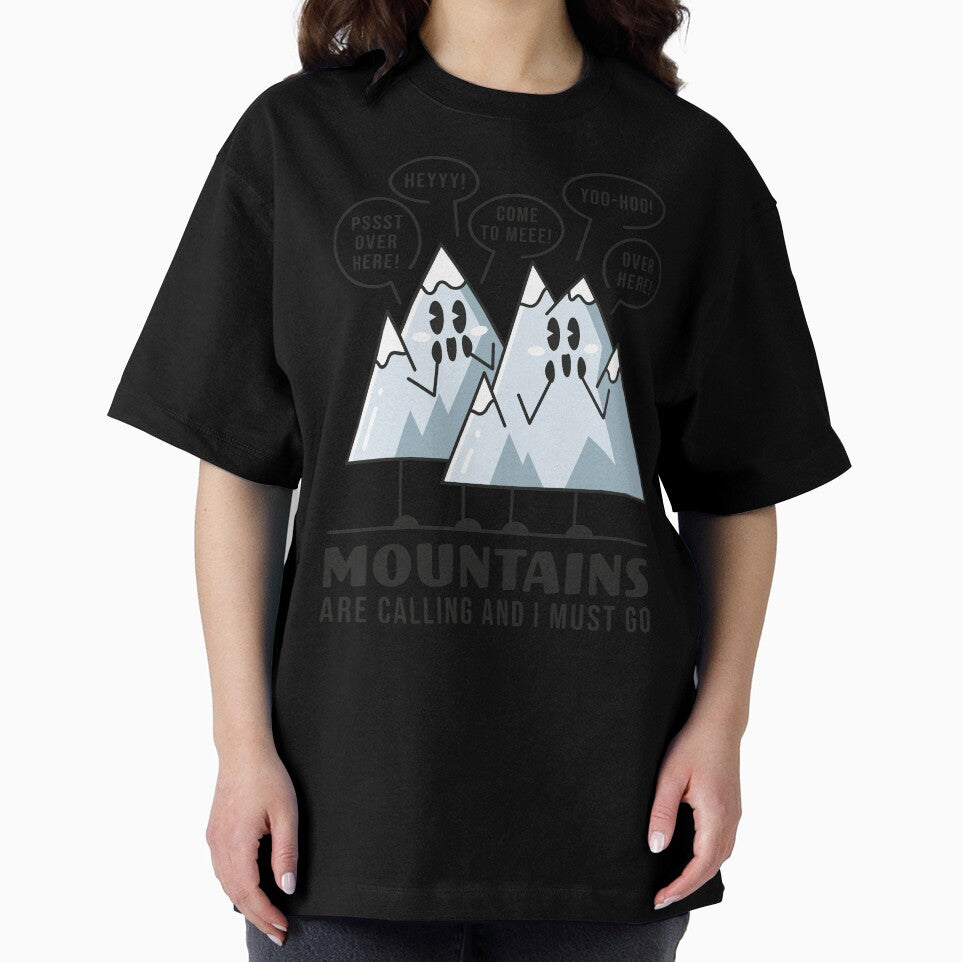 Mountains Are Calling Pun by Maud Tee Art