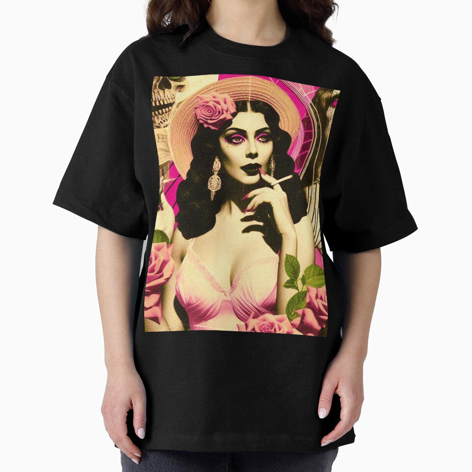 Retro Creepy Woman by PulpVintage